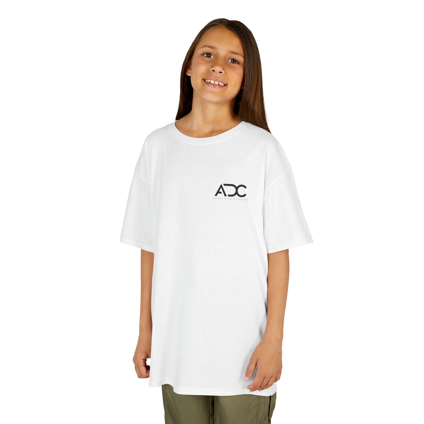 Adage Dance Center: Gildan Youth T-Shirt (Front Logo, Back Logo)