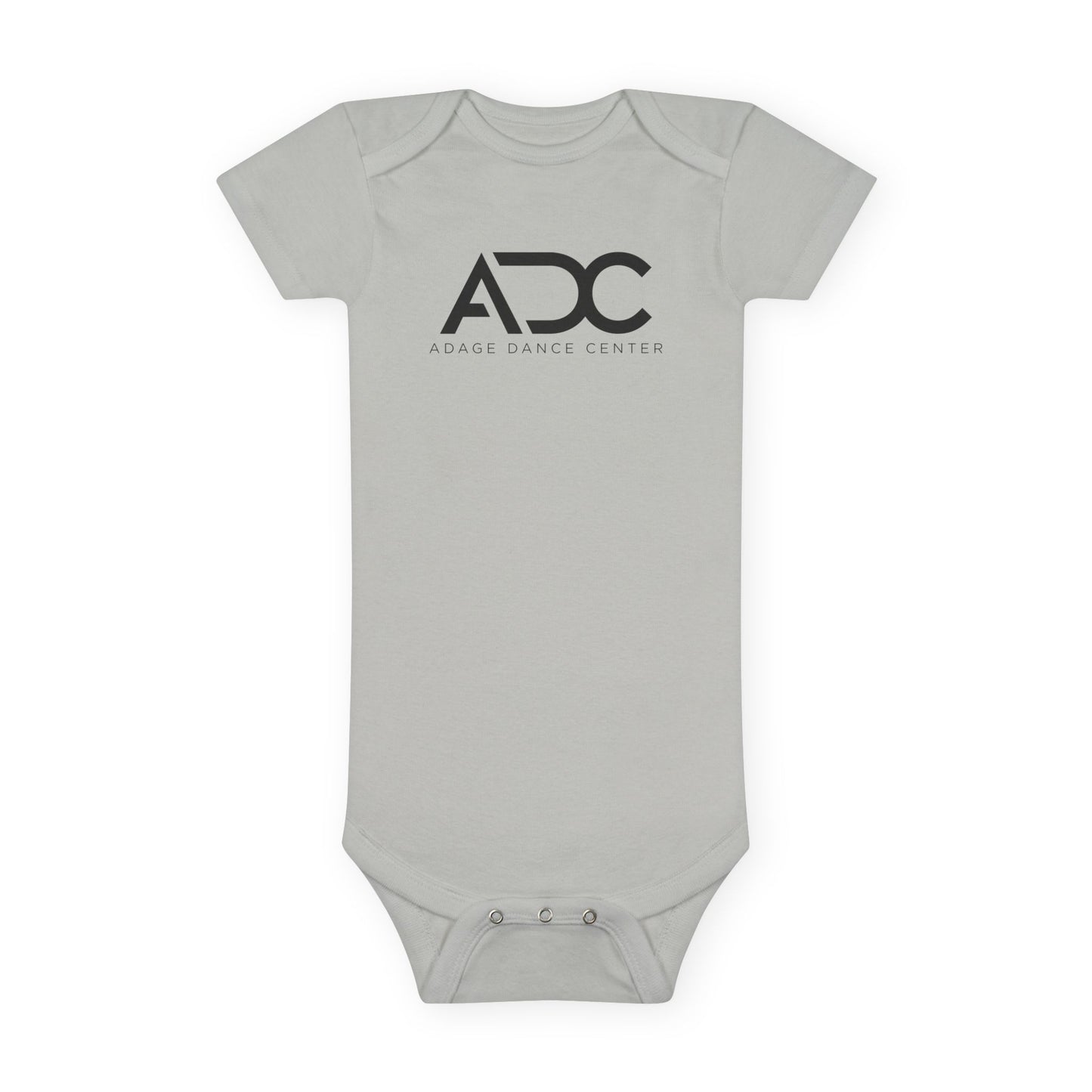Adage Dance Center: Baby Onesie for Newborns (Front Logo)
