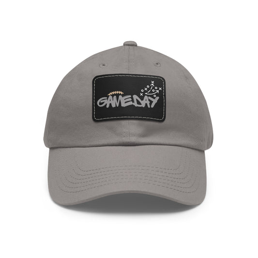 GAME DAY - Hat with Leather Patch (Rectangle)