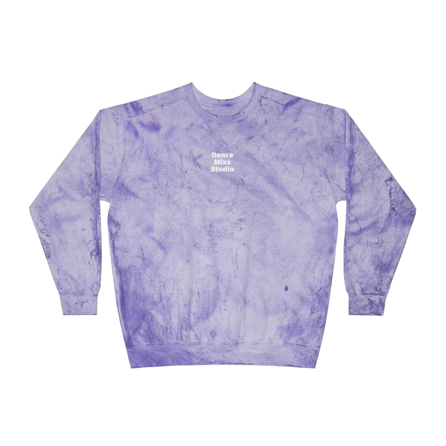 MIXX Summer 2025 - Unisex Color Blast Sweatshirt (Front Studio, Back Phrase)