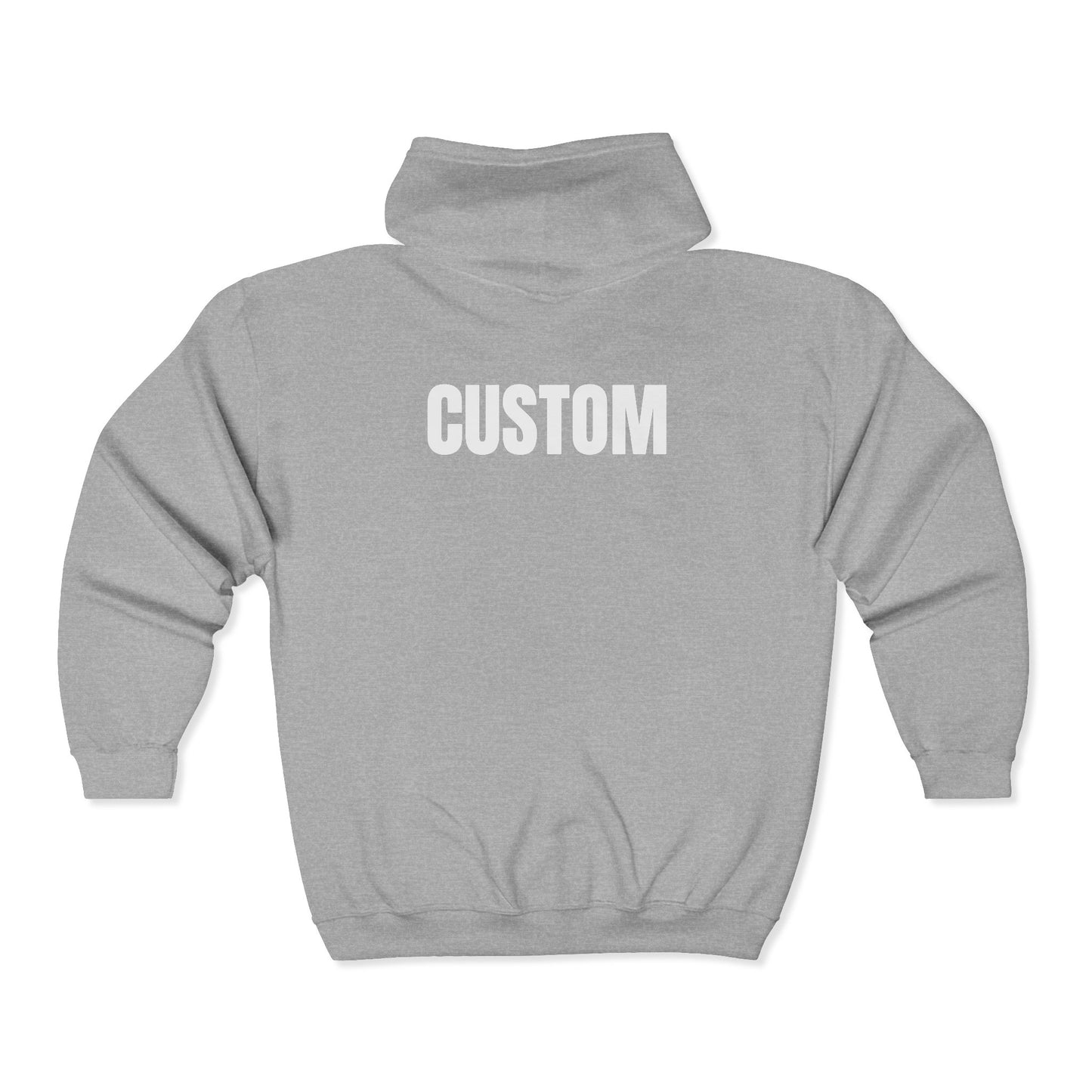 Malverne Winter Guard - CUSTOM Full Zip Hoodie (Read Description Below)