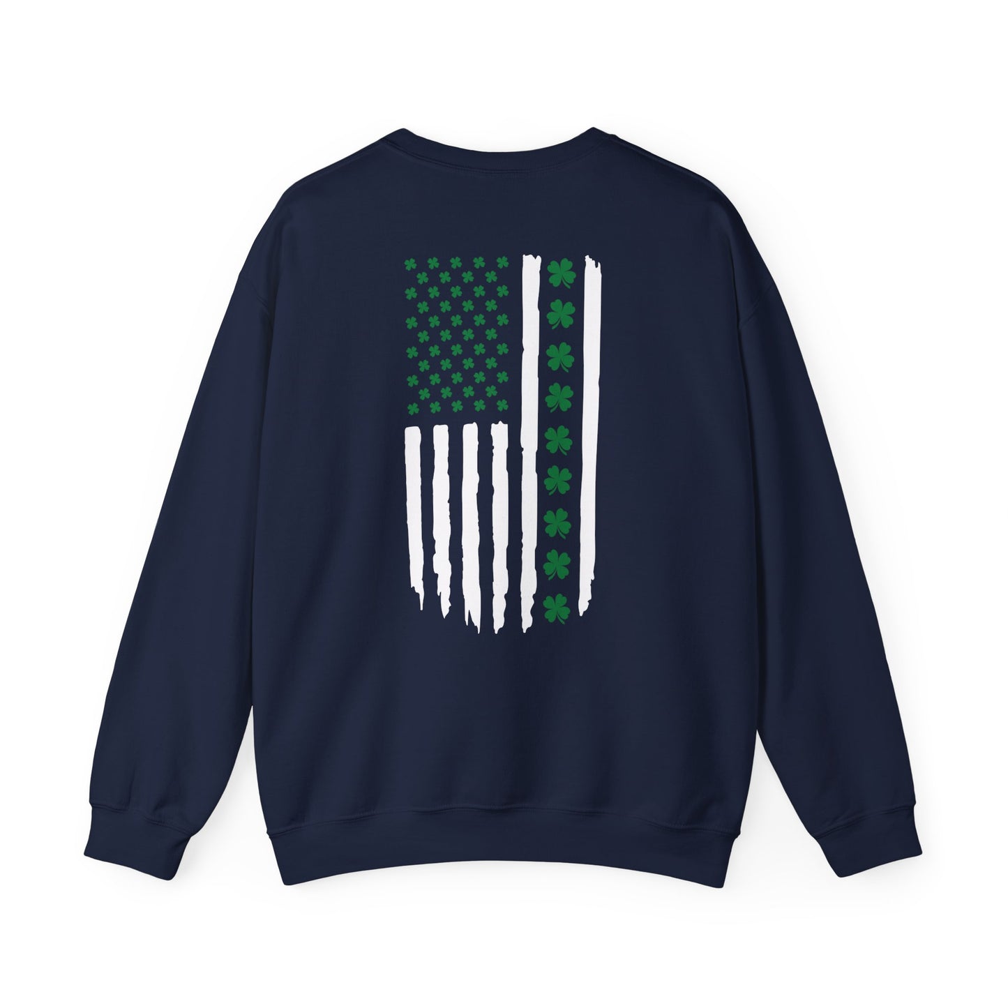 IRISH - Unisex Crewneck Sweatshirt (Front Logo, Back Design)