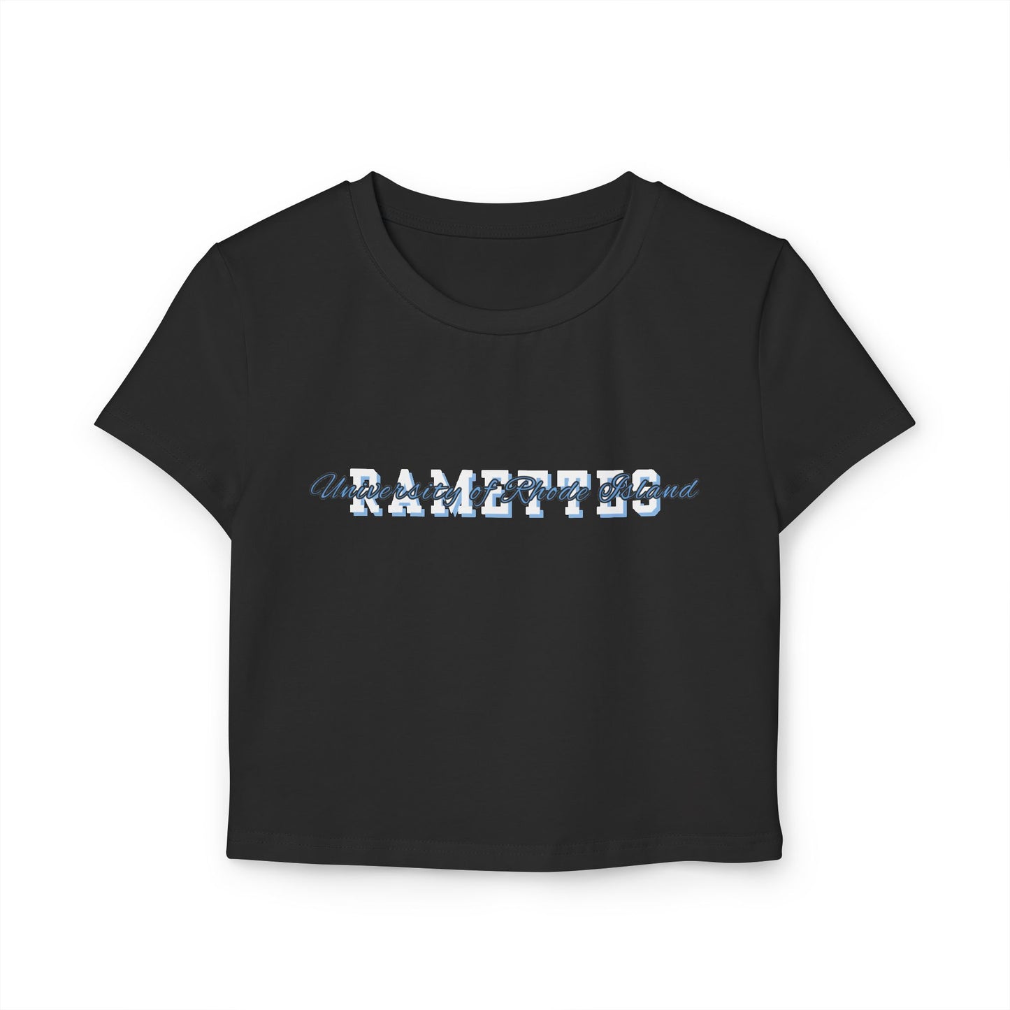 Stylish Women's Baby Tee - 'Ramettes' Graphic Top for Casual Outings