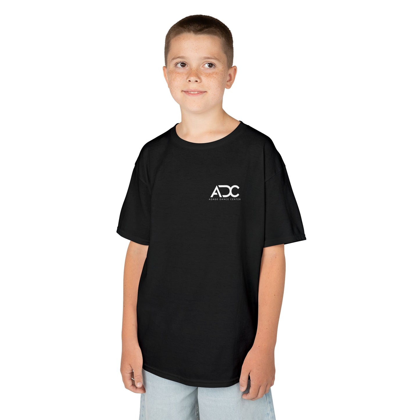 Adage Dance Center: Gildan Youth T-Shirt (Front Logo, Back Logo)