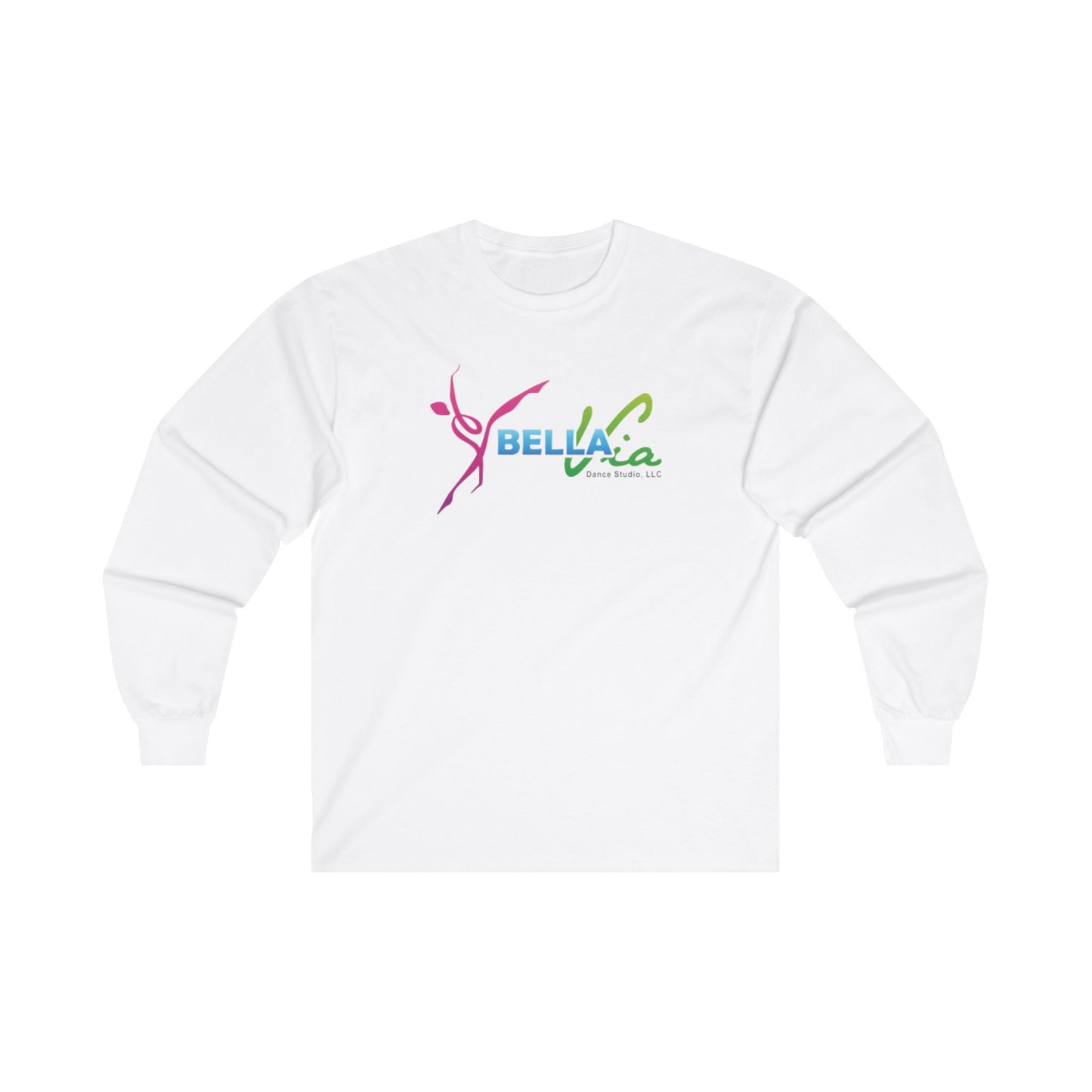 BellaVia - Unisex Cotton Long Sleeve Tee (Front Design)