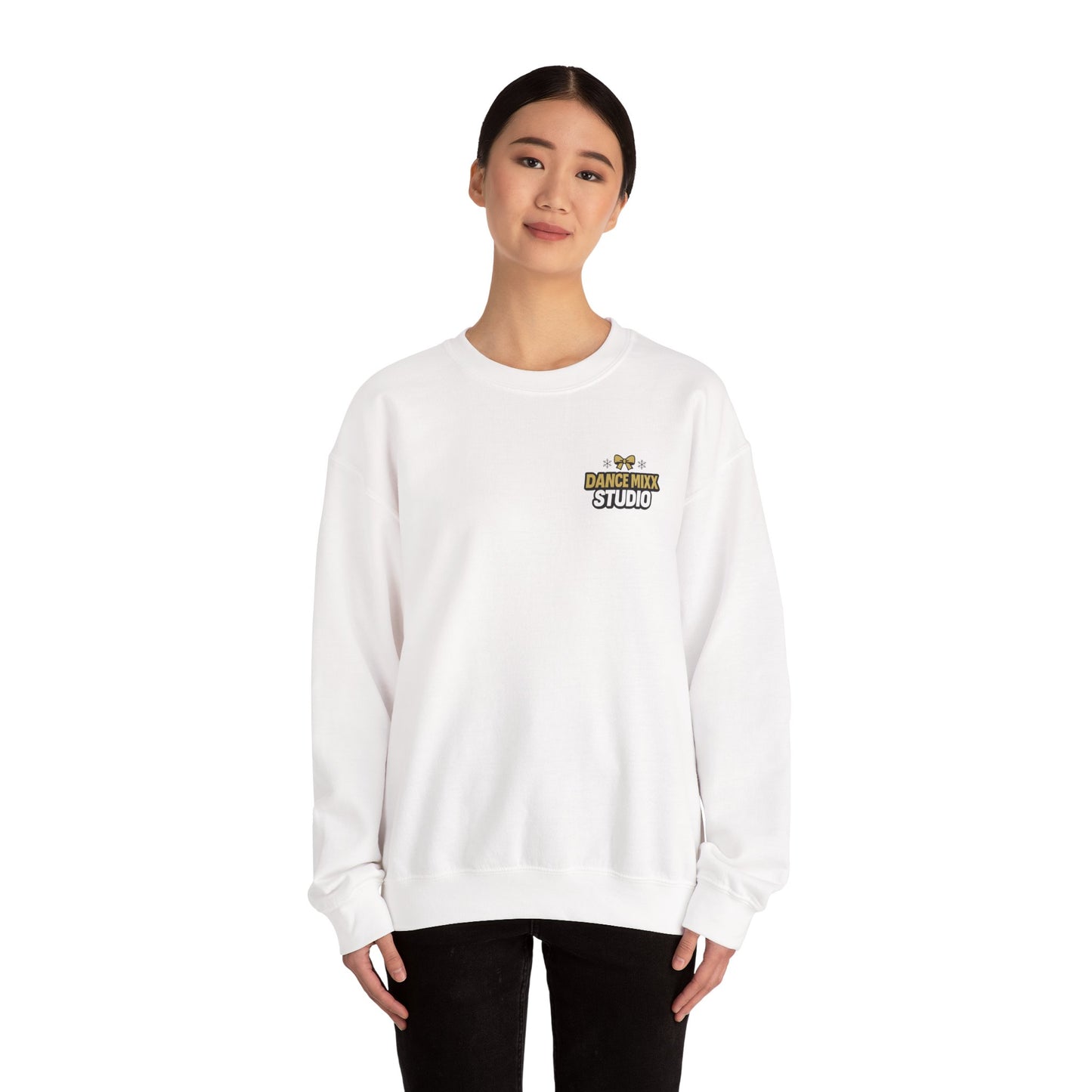 Dance Mixx Studio - Holiday Bow Crewneck Sweatshirt (Option 2)