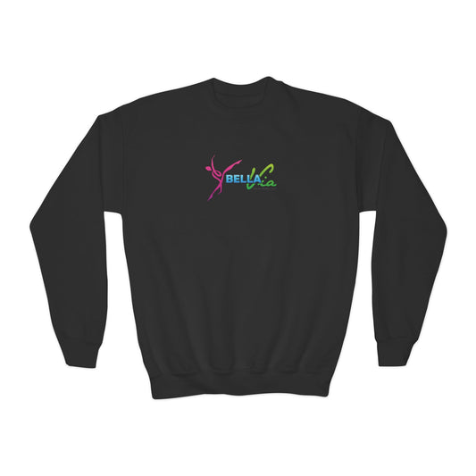 BellaVia - Youth Crewneck Sweatshirt (Front Logo)