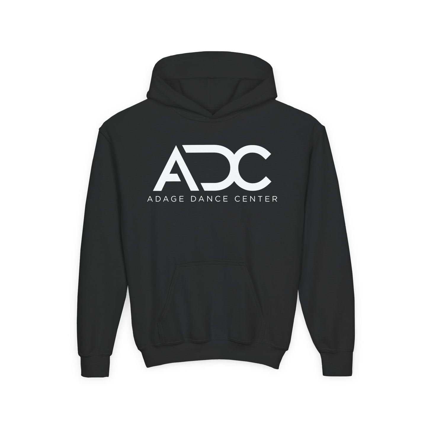 Adage Dance Center: Gildan Youth Hooded Sweatshirt (Front Logo, Back Name)