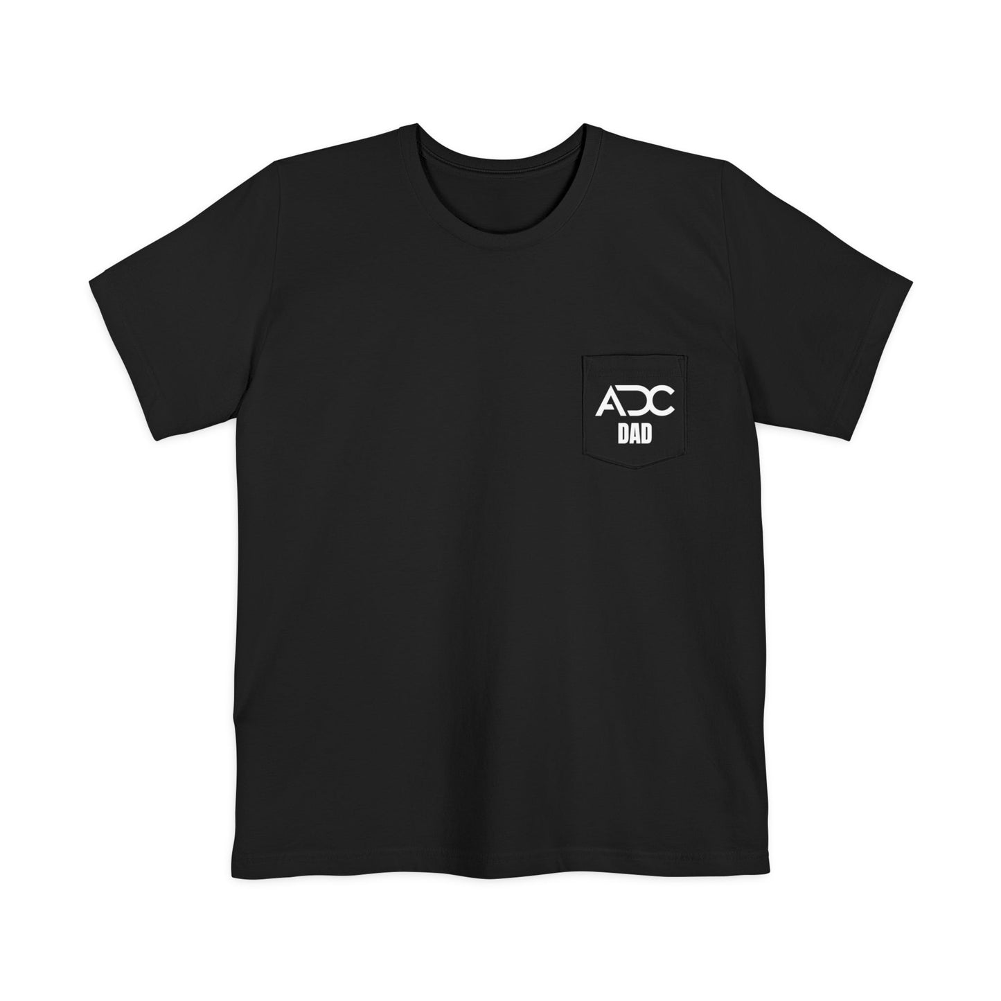 Adage Dance Center: Bella+Canvas Dance Dad Unisex Pocket T-shirt (Front Logo, Back Logo)