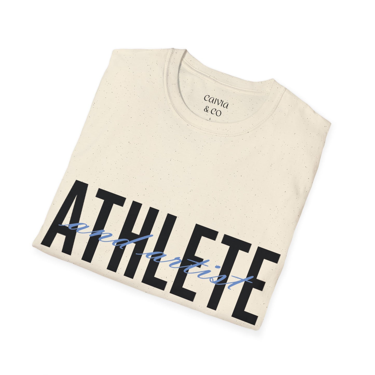 ATHLETE and ARTSIT - Unisex Softstyle T-Shirt - (Front Design)