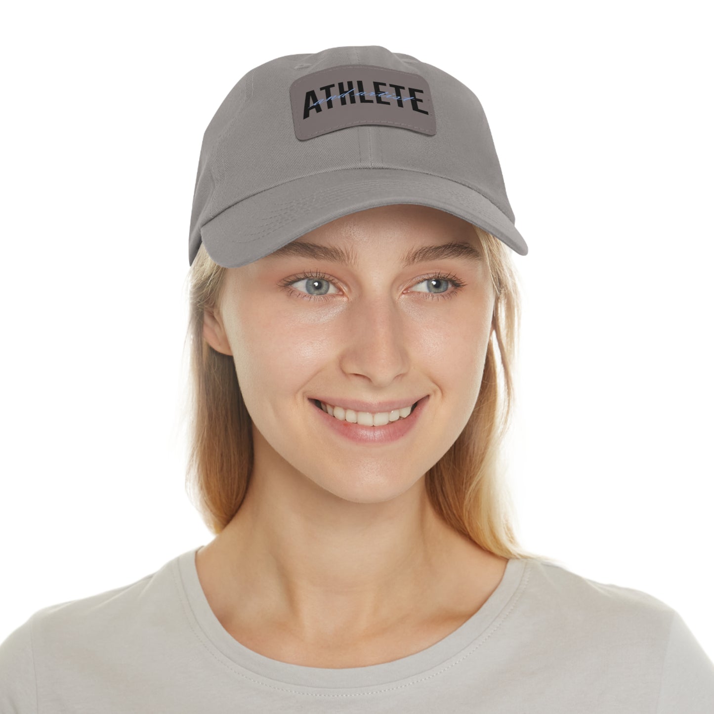 ATHLETE and ARTIST - Hat with Leather Patch (Rectangle)