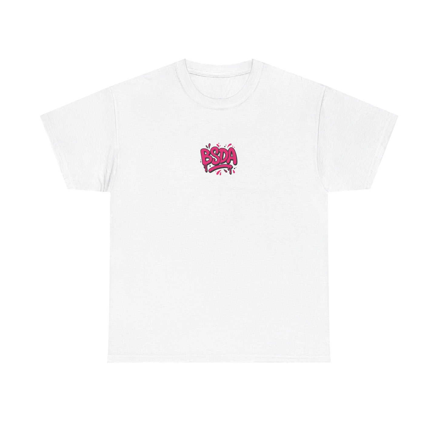 BSDA - Unisex Heavy Cotton Tee (Front Logo, Back Logo)
