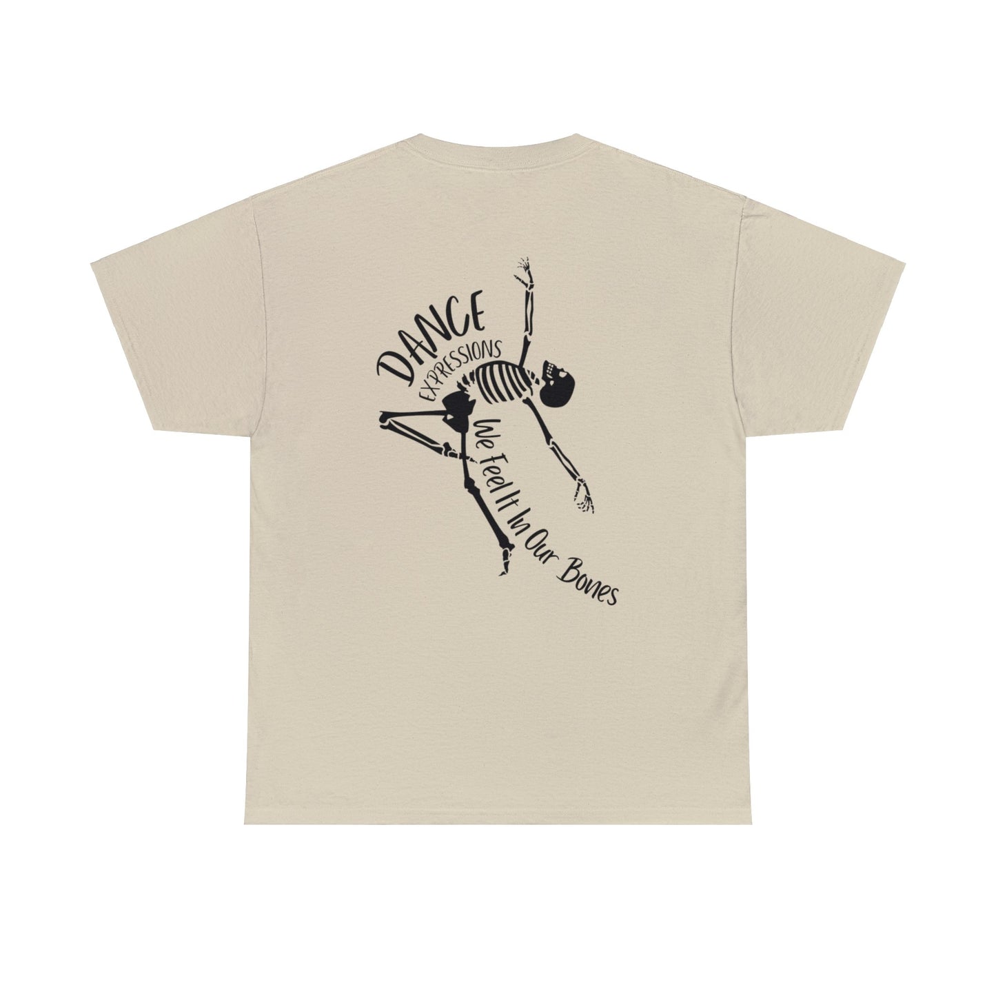 DE - Unisex Cotton Tee - Front Logo, Back Design