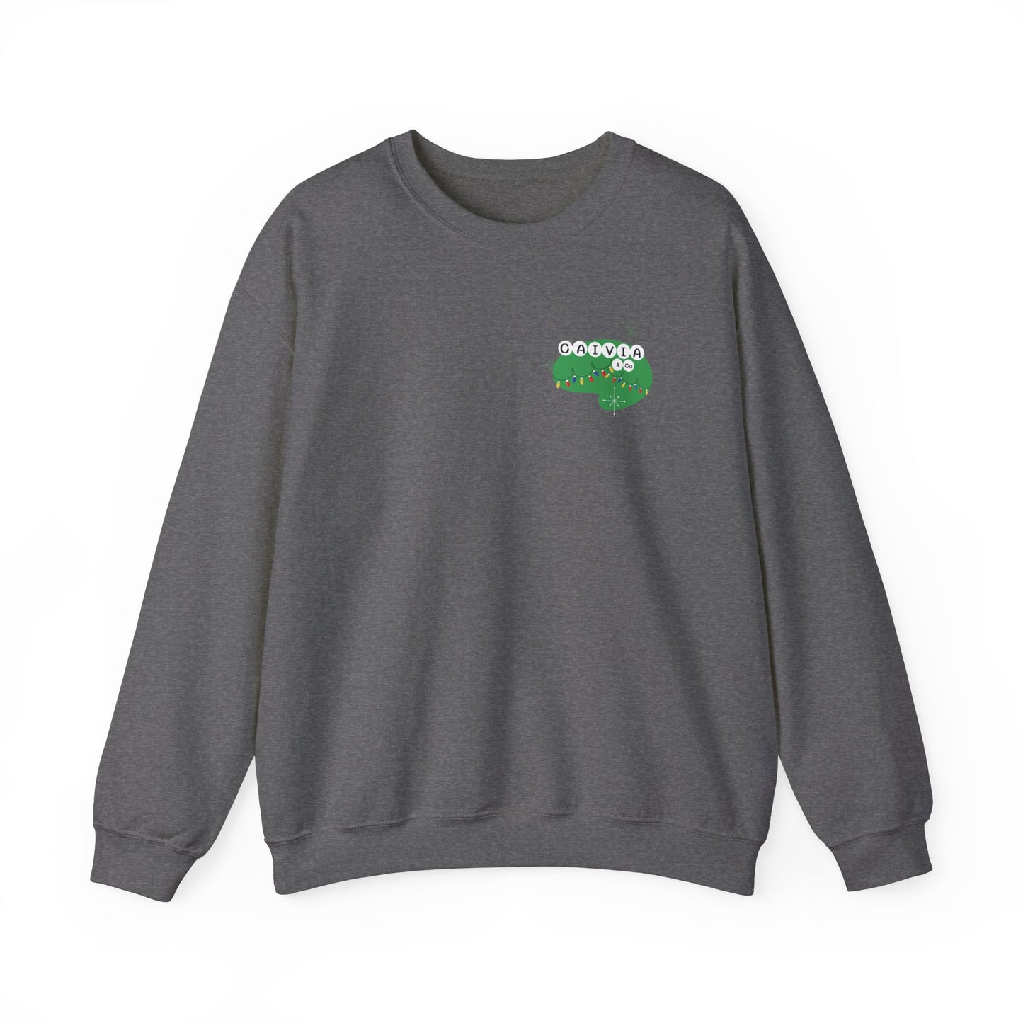 HAPPY HOLIDAYS - LIMITED EDITION - Unisex Crewneck Sweatshirt - (Front Logo, Back Design)