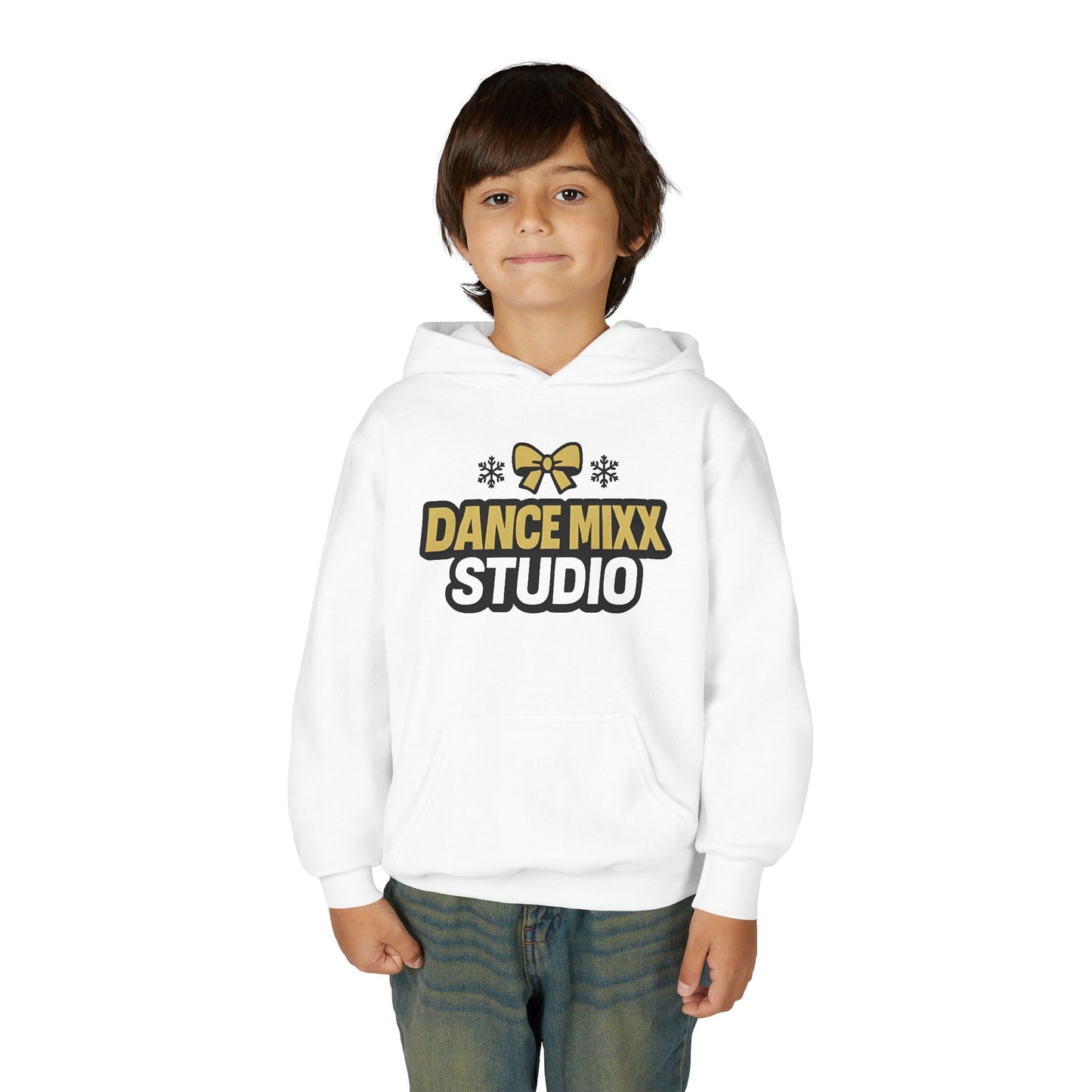 Dance Mixx Studio - Youth Holiday Bow Hoodie (Option 1)