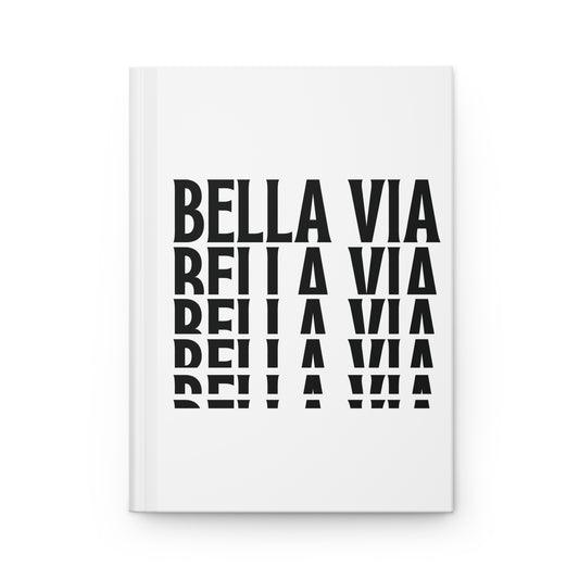 BellaVia - Hardcover Journal Matte (Descending Logo)