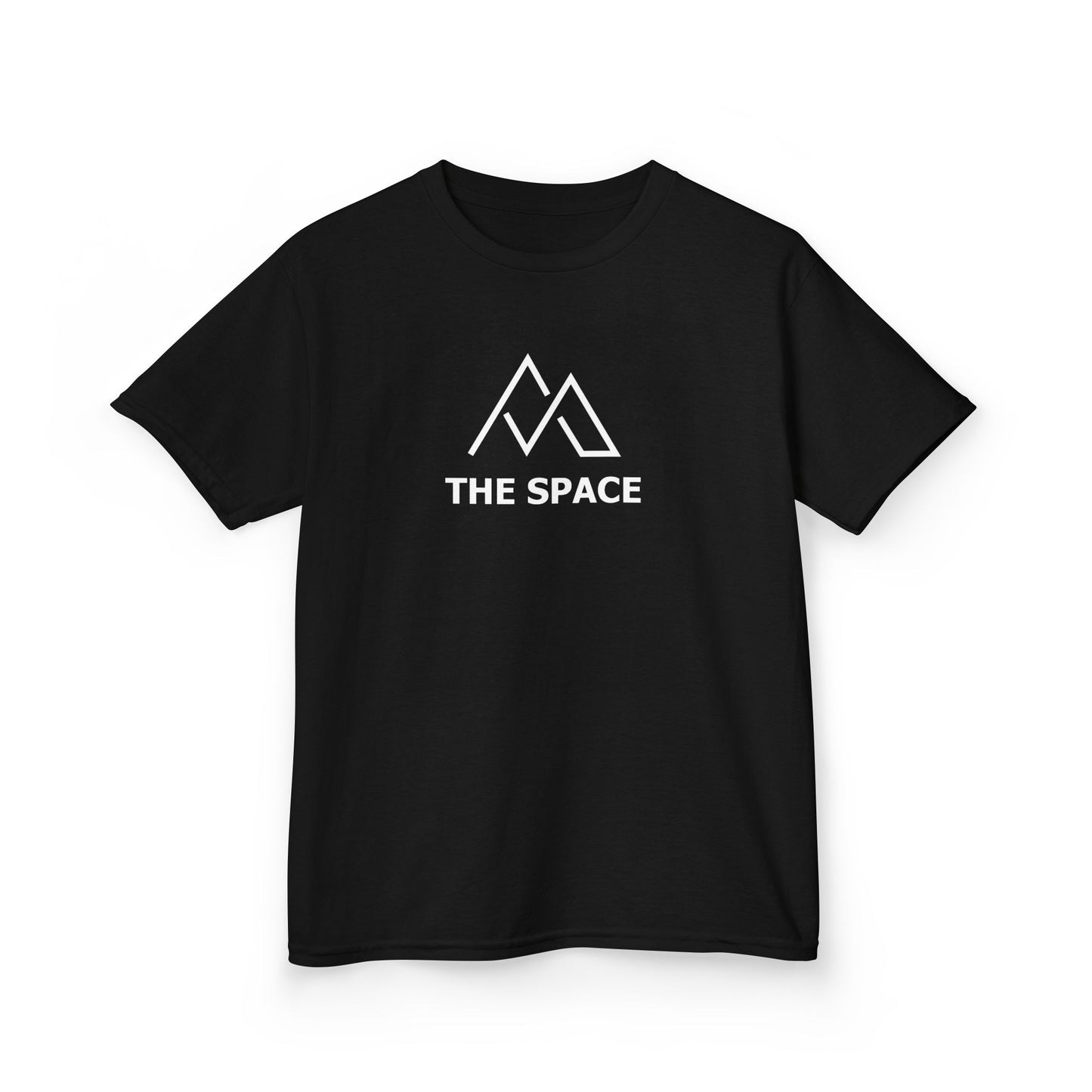 The Space - Youth Heavy Cotton Tee (Left Chest Logo, Back Name) Custom: Read Description
