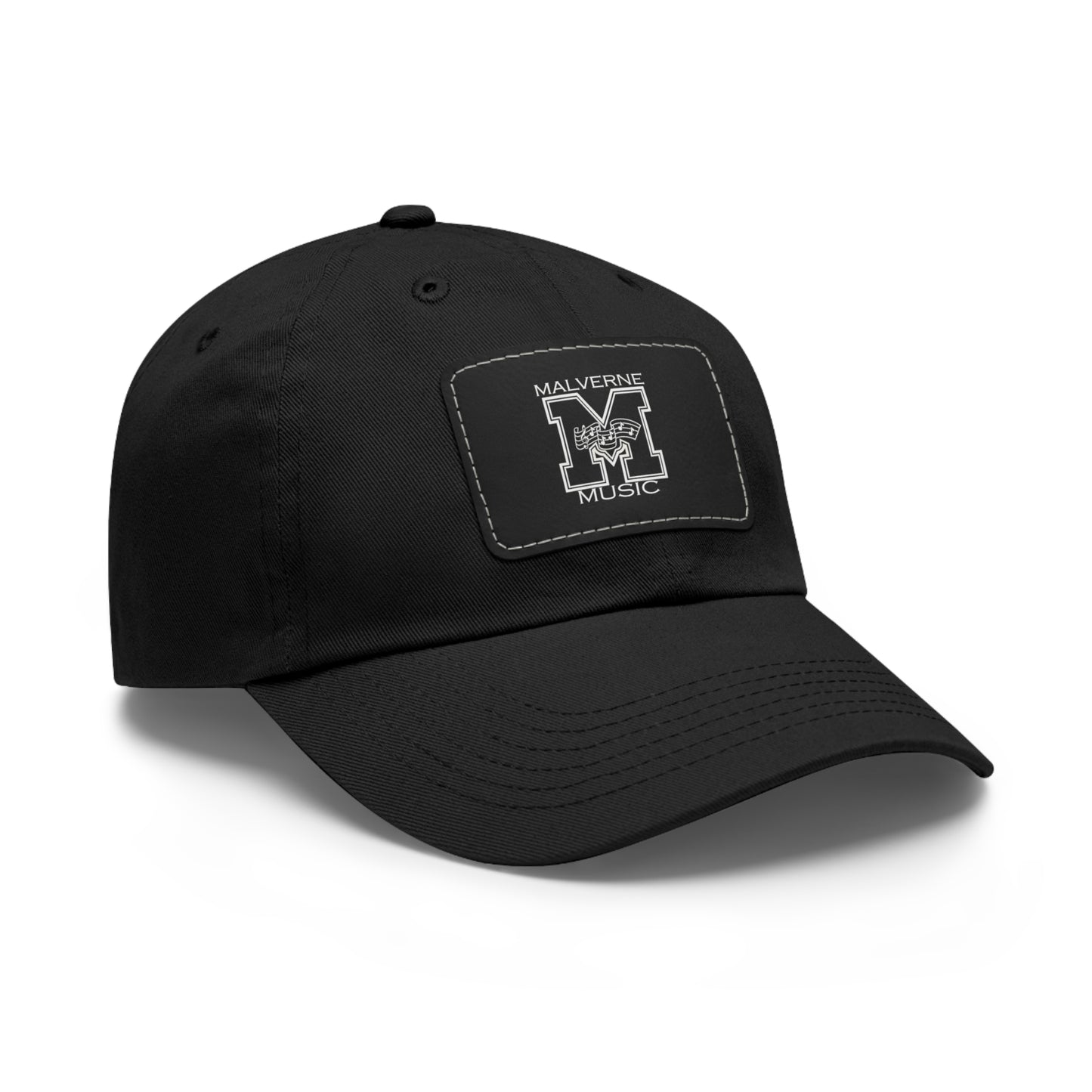 Malverne Music - Leather Patch Baseball Hat