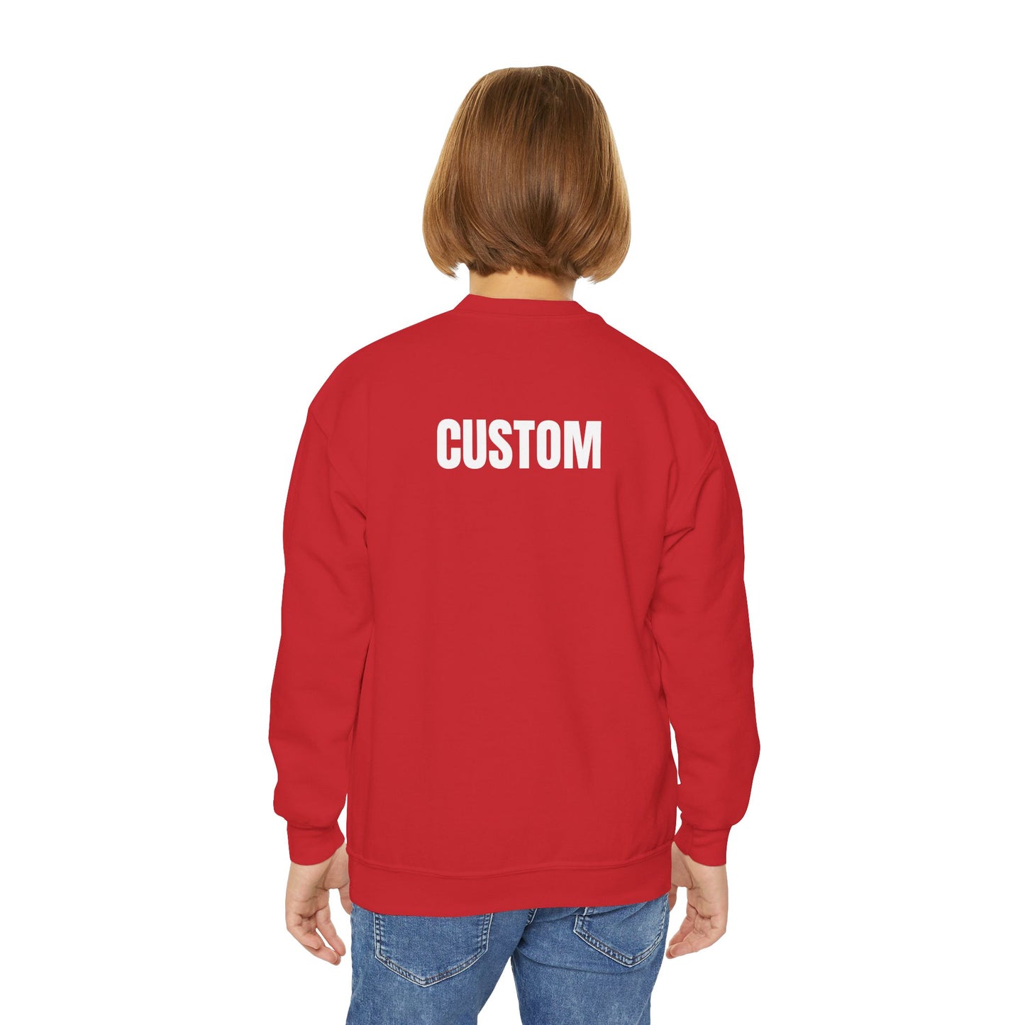 Adage Dance Center: Gildan Youth Crewneck Sweatshirt (Front Logo, Back Name)