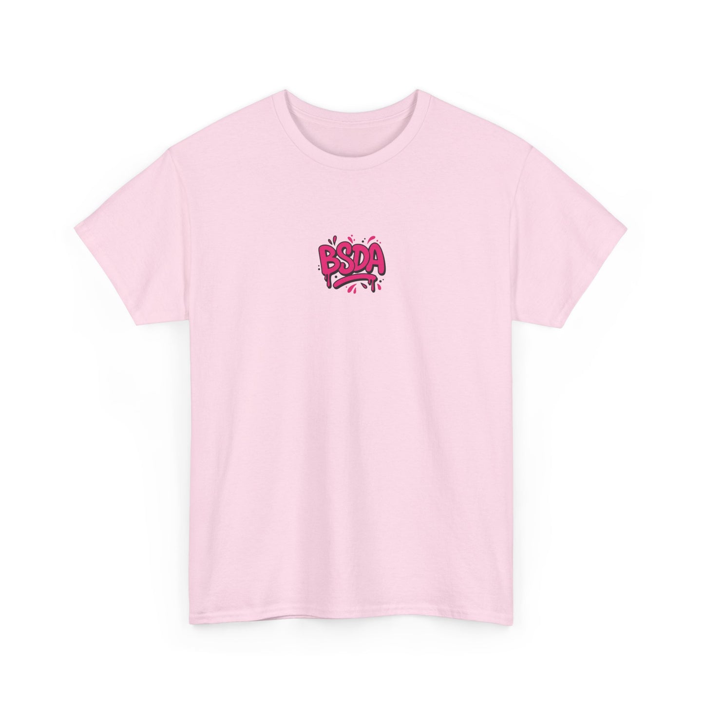 BSDA - Unisex Heavy Cotton Tee (Front Logo, Back Logo)