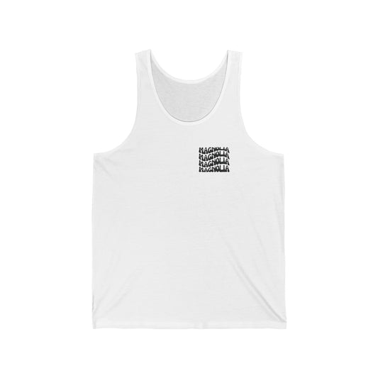 MDA - Unisex Jersey Tank (Front Mini Logo, Back Large Logo)