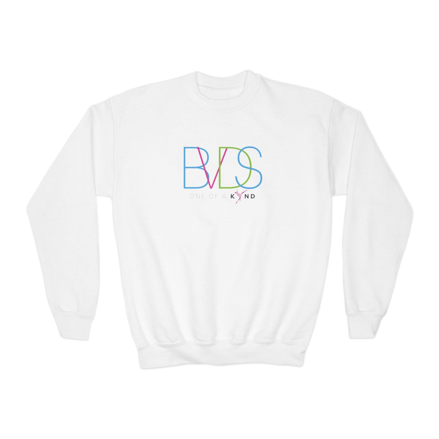 BellaVia - Youth Crewneck Sweatshirt (Front Design)