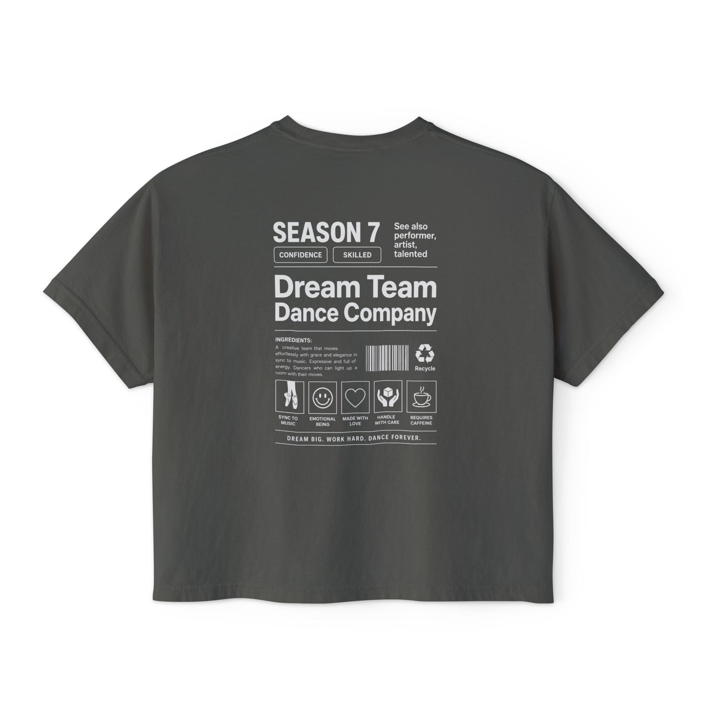 DTDC - Womens Boxy Tee (Multiple Colors)
