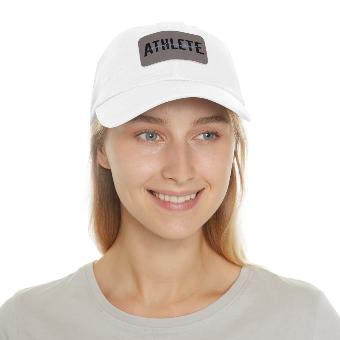 ATHLETE and ARTIST - Hat with Leather Patch (Rectangle)