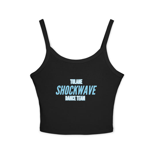 TODT - CUSTOM Women's Spaghetti Strap Tank (Front Design, Back Name) - (Multiple Colors)