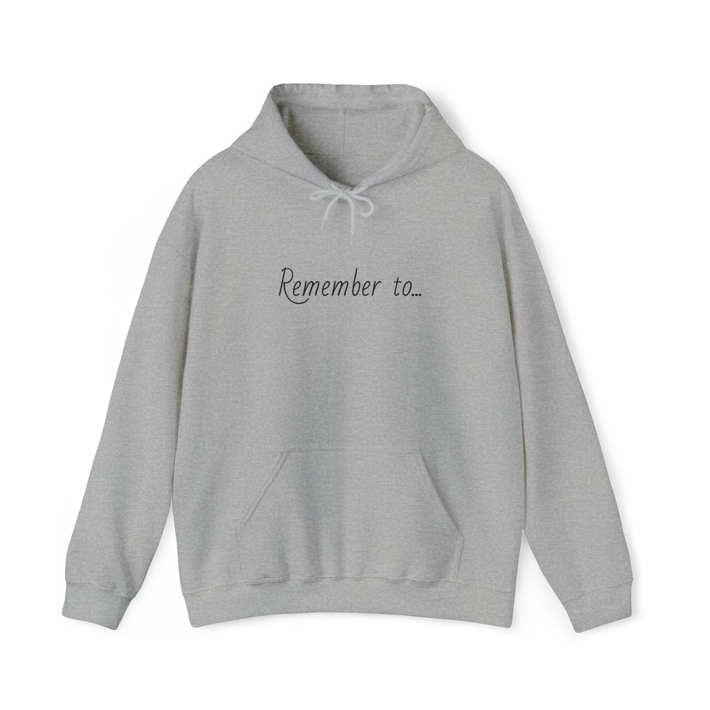 Live in the Moment - Unisex Hooded Sweatshirt - (Front Saying, Back Design)