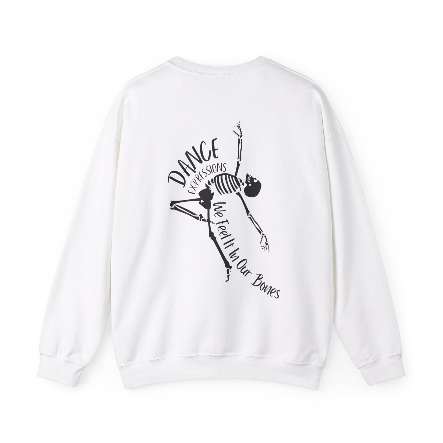 DE - Unisex Crewneck Sweatshirt - Front Logo, Back Design