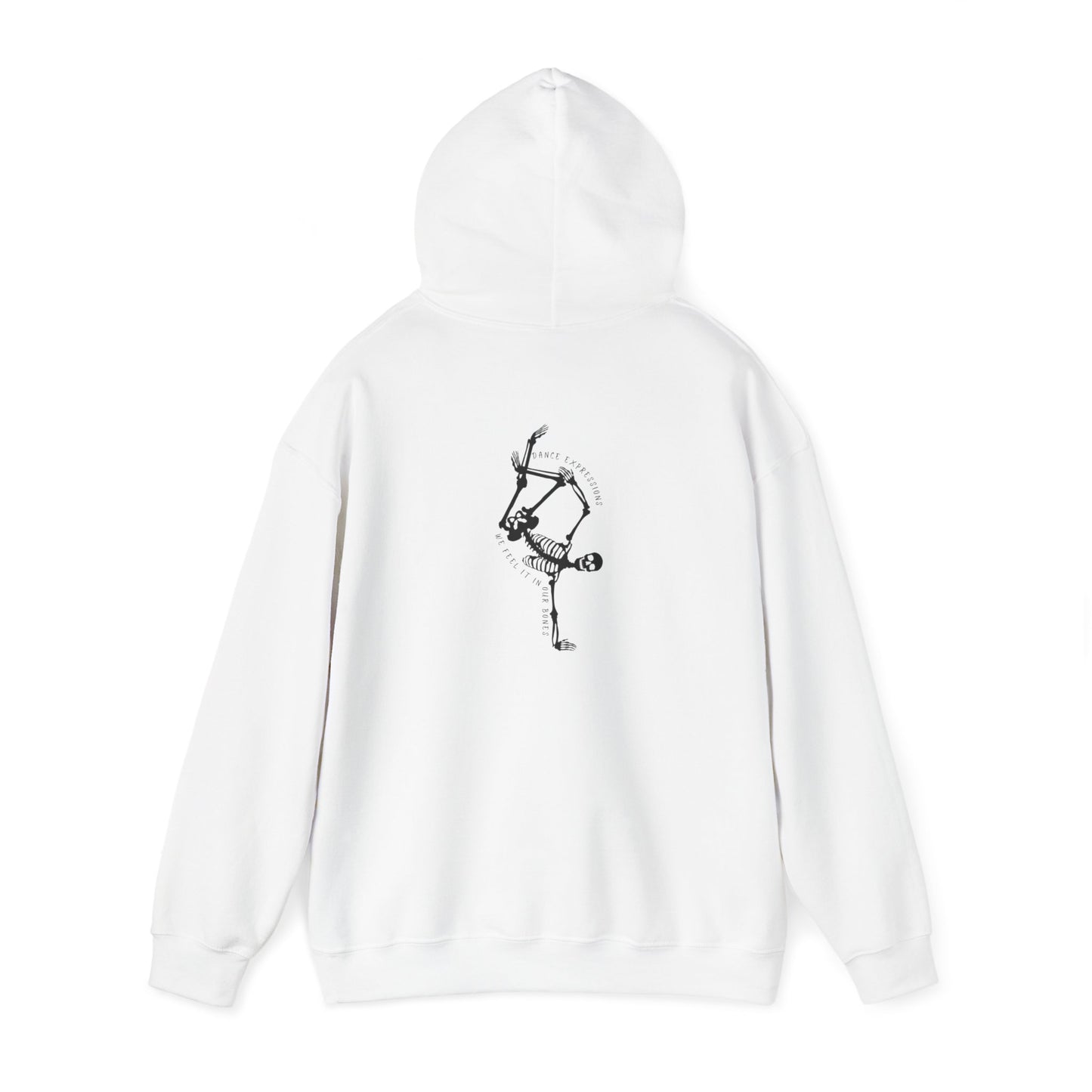 DE - Unisex Hooded Sweatshirt - Front Logo, Back Design