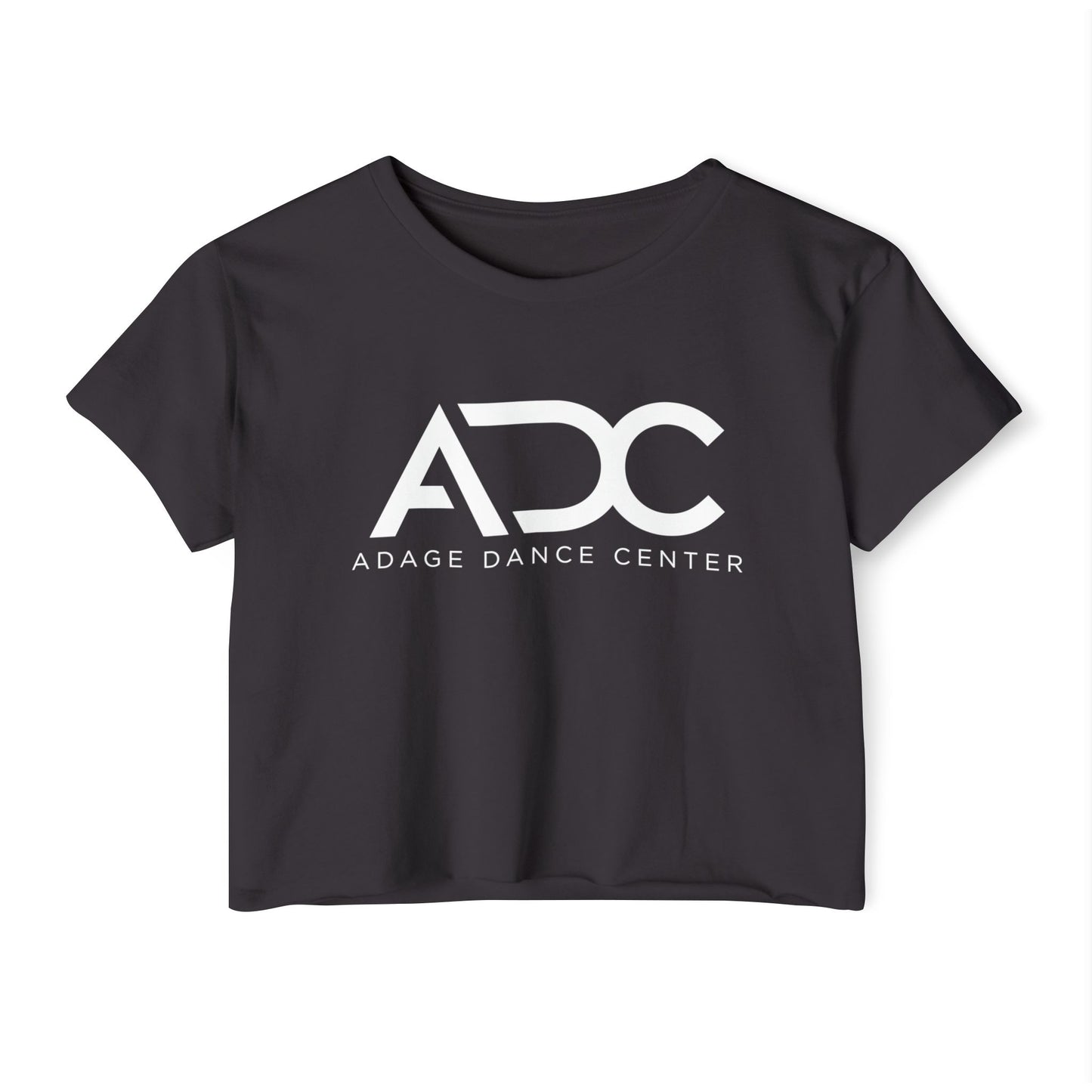 Adage Dance Center: Women's Crop Tee (Front Logo)