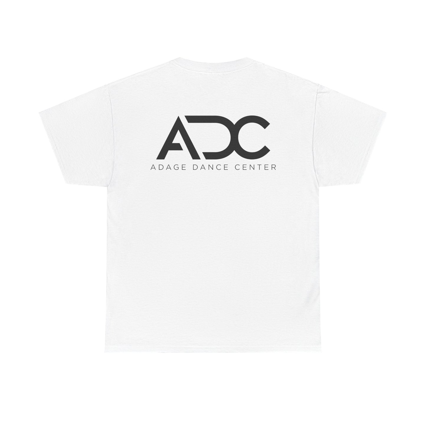 Adage Dance Center: Gildan Unisex T-Shirt (Front Logo, Back Logo)