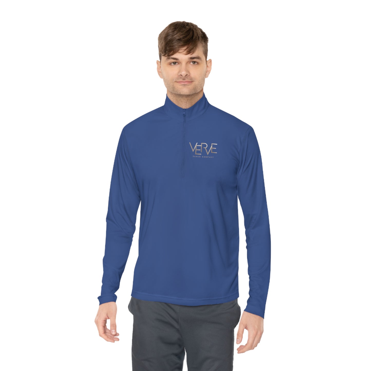 VERVE - Unisex Quarter-Zip Pullover (Front Logo)