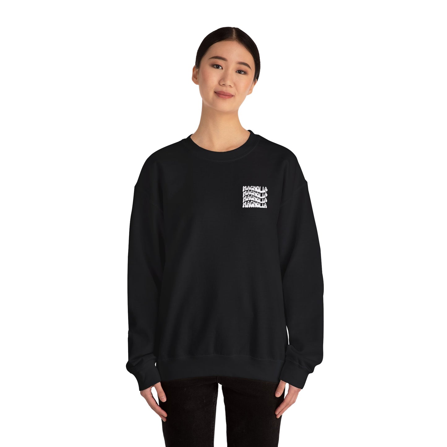 MDA - Unisex Crewneck Sweatshirt (Front Mini Logo, Back Large Logo)