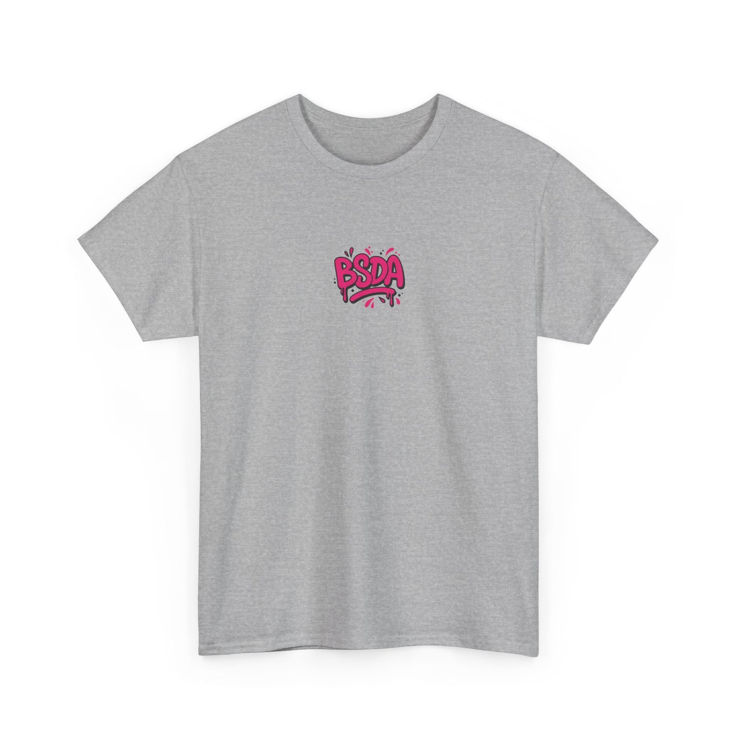 BSDA - Unisex Heavy Cotton Tee (Front Logo, Back Logo)