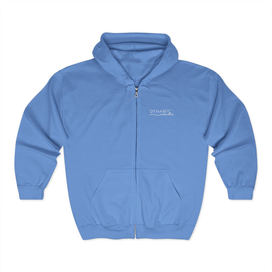 Unisex Full Zip Hooded Sweatshirt (Embroidered) – Dynamic Studio