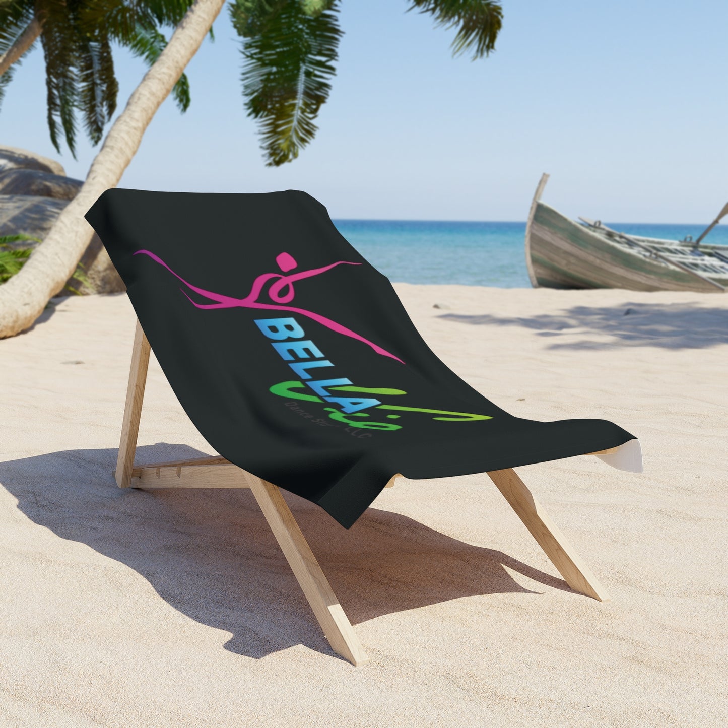 BellaVia - Beach Towel (Black)