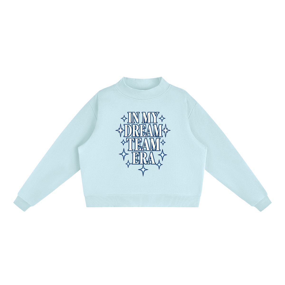 DT Winter - Unisex Fleece Mock-Neck Crew Sweatshirt
