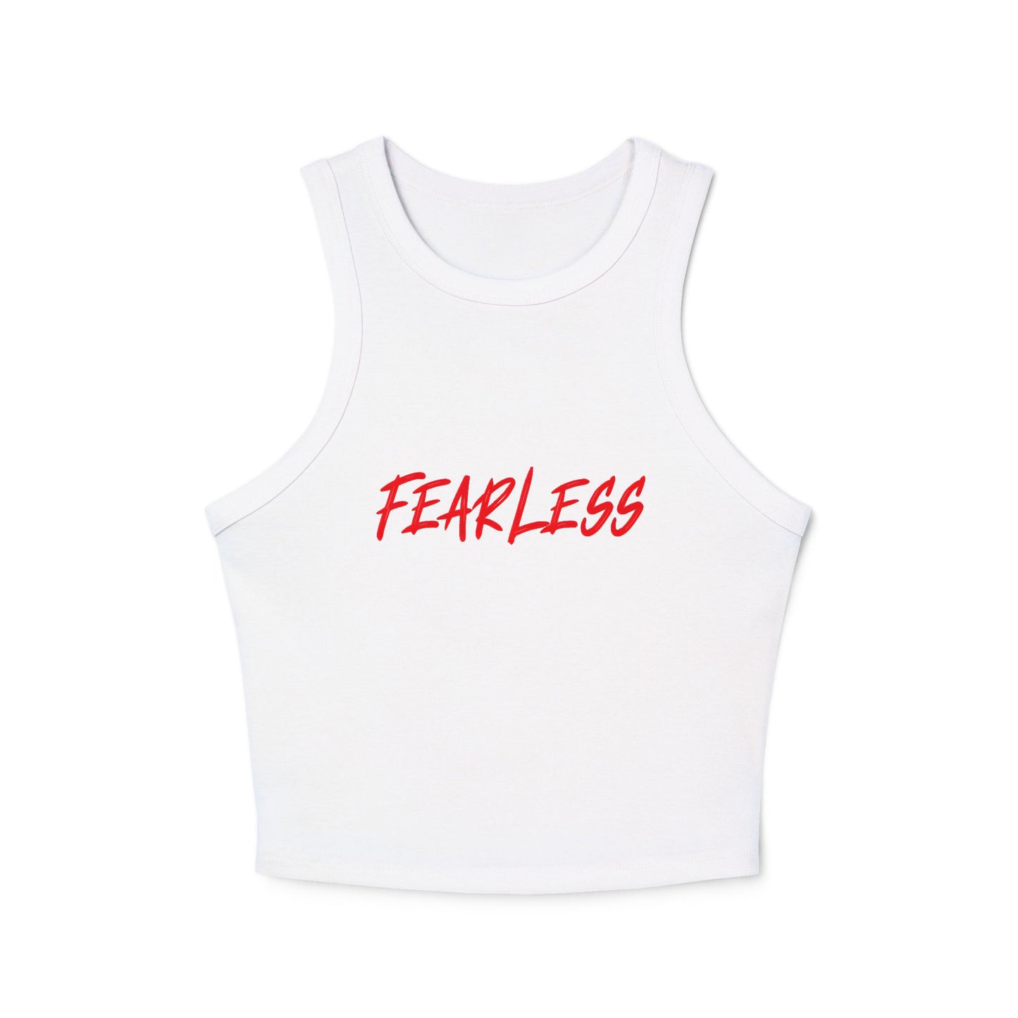 Fearless - Women's Ribbed Racerback Tank - CUSTOM (Read Description)
