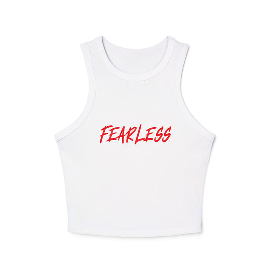 Fearless - Women's Ribbed Racerback Tank - CUSTOM (Read Description)