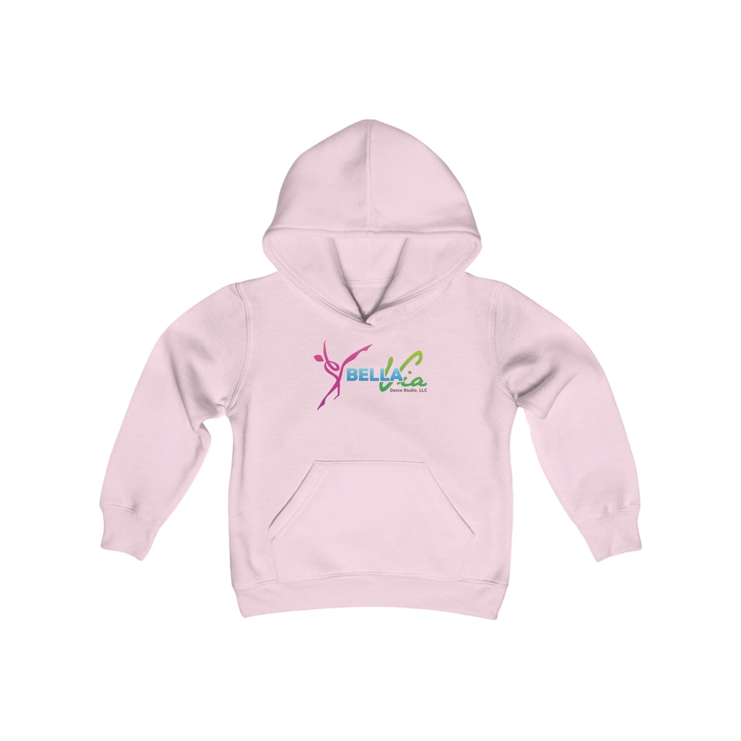 BellaVia - Youth Hooded Sweatshirt (OG Front Logo)