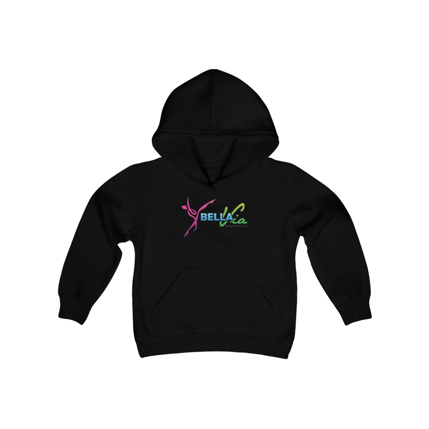 BellaVia - Youth Hooded Sweatshirt (OG Front Logo)