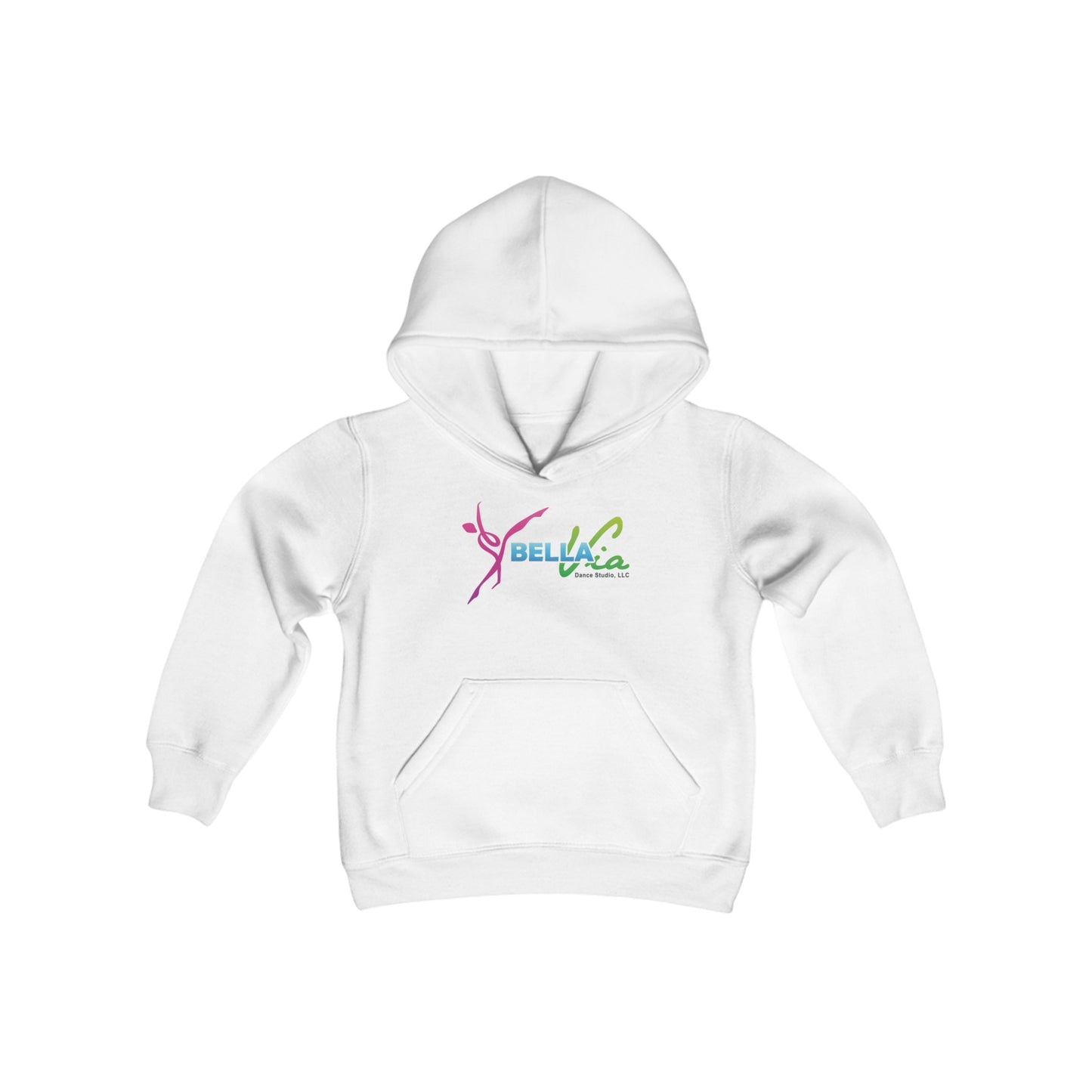 BellaVia - Youth Hooded Sweatshirt (OG Front Logo)