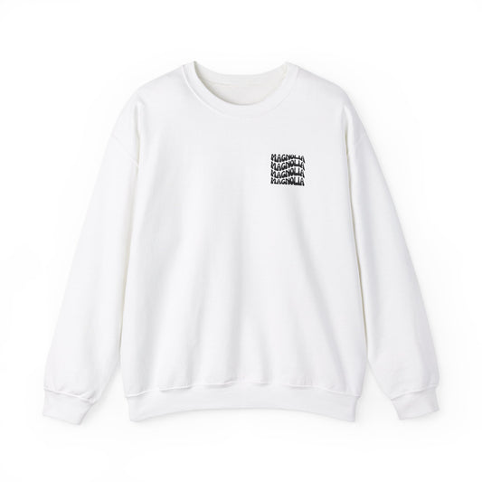 MDA - Unisex Crewneck Sweatshirt (Front Mini Logo, Back Large Logo)