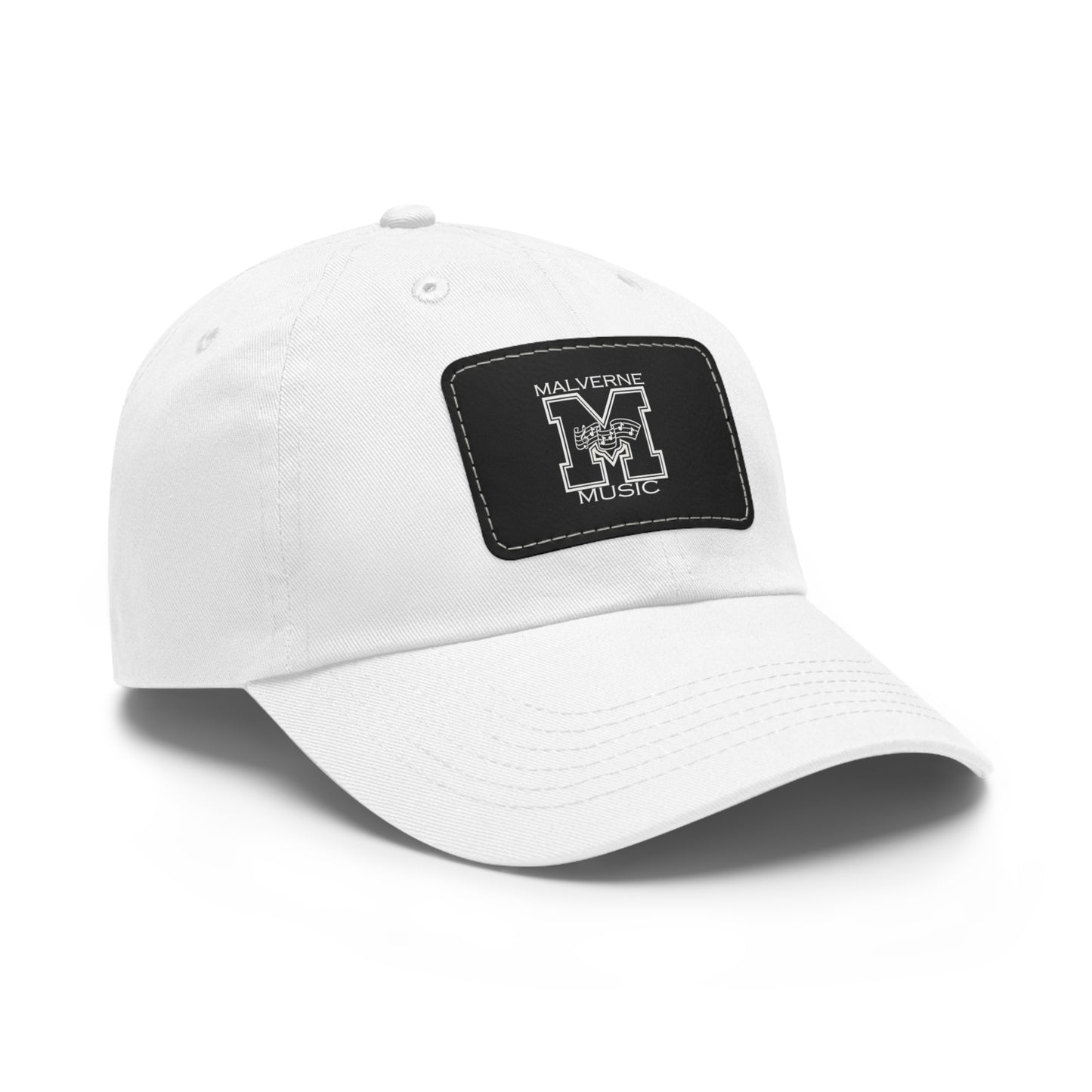 Malverne Music - Leather Patch Baseball Hat
