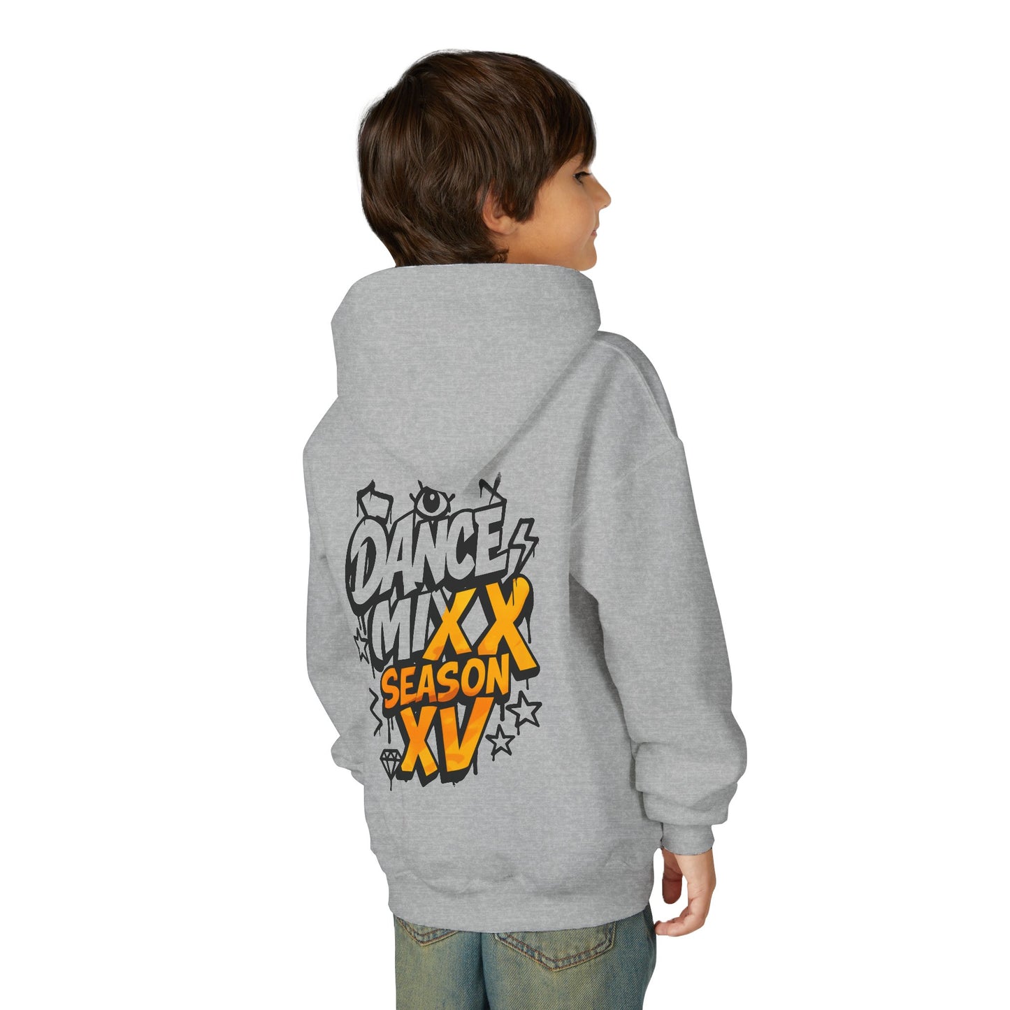 Season XV - Youth Hoodie (Front Logo, Back Image)