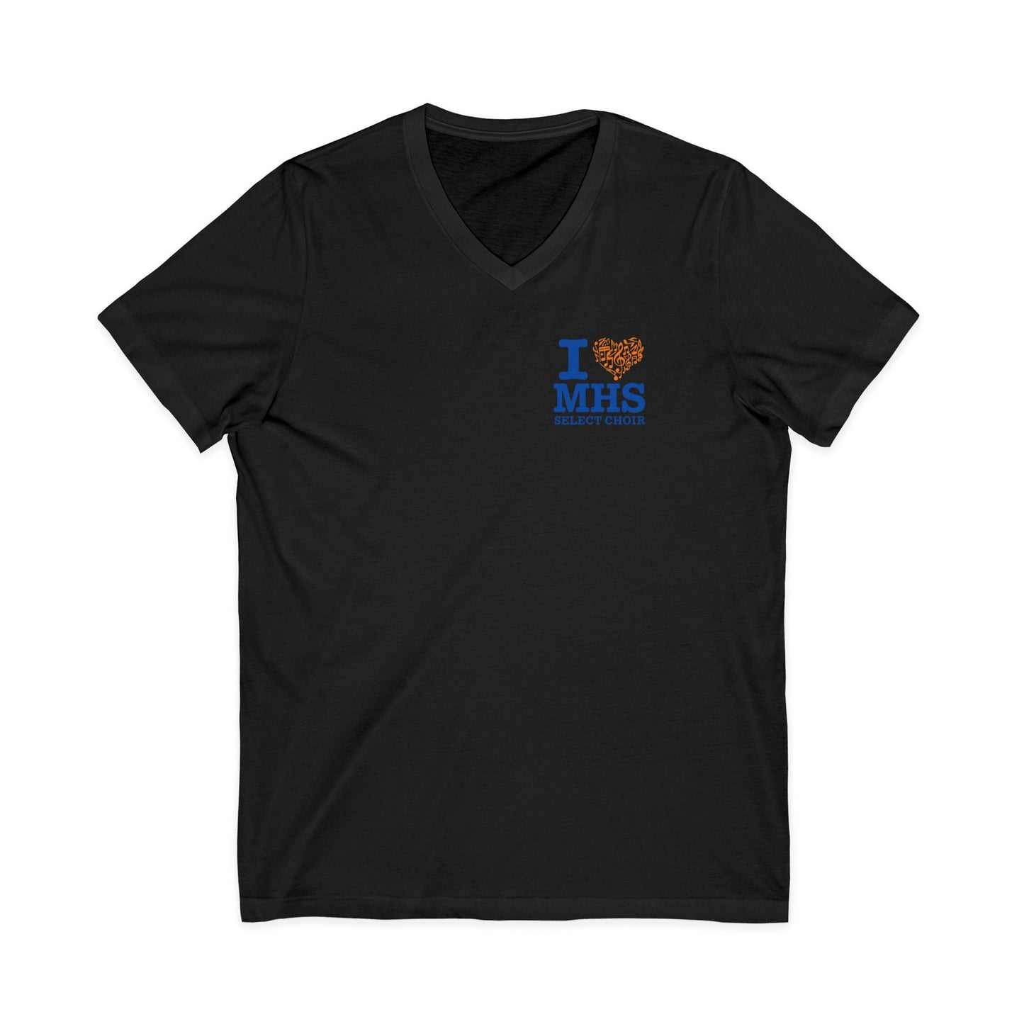 Malverne Select Choir - Unisex V-Neck T-shirt