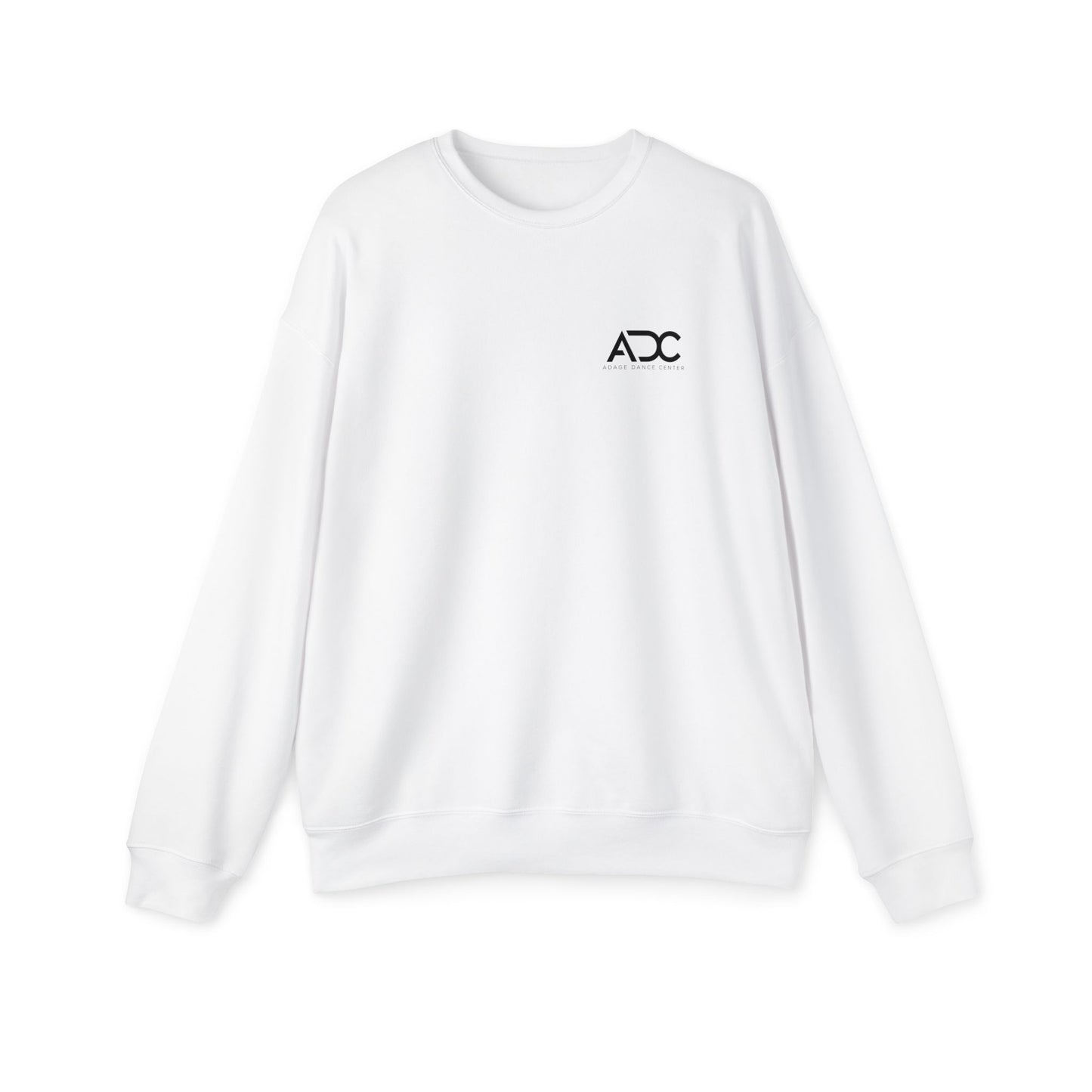 Adage Dance Center: Unisex Bella+Canvas Crewneck Sweatshirt (Front Chest, Back Logo)